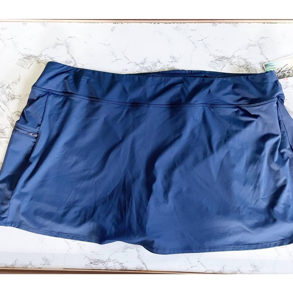 Beach House Emma Navy Blue Swim Skort - 20W - NWT - Picture 5 of 10
